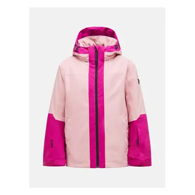 Bunda peak performance jr rider ski jacket warm blush/ombre blue