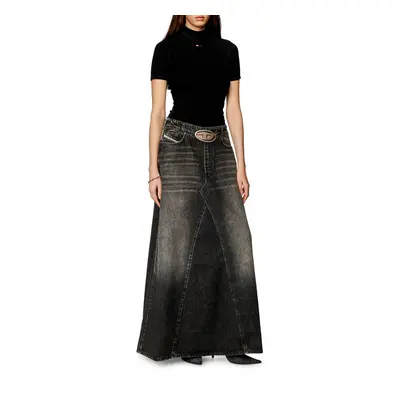 Sukně diesel de-pago-s3 skirt black