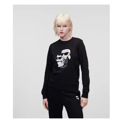 Mikina karl lagerfeld ikonik 2.0 sweatshirt black