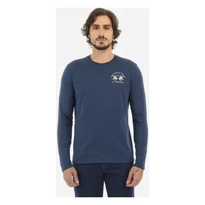 Tričko la martina man t-shirt jersey navy