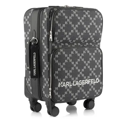 Kufr karl lagerfeld k/monogram jkrd 2.0 trolley grey