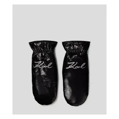 Rukavice karl lagerfeld k/signature mitten glove black