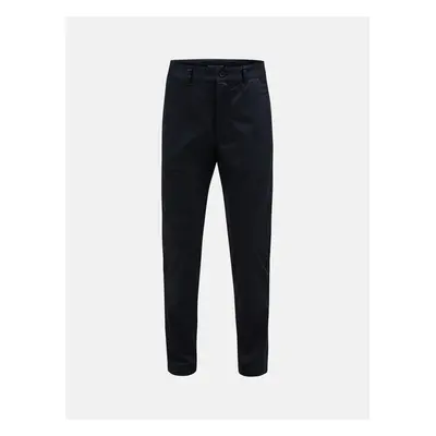 Kalhoty peak performance m moment narrow pants black/grey melange