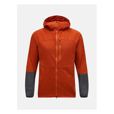 Bunda peak performance m vislight wind jacket gold flame/motion grey