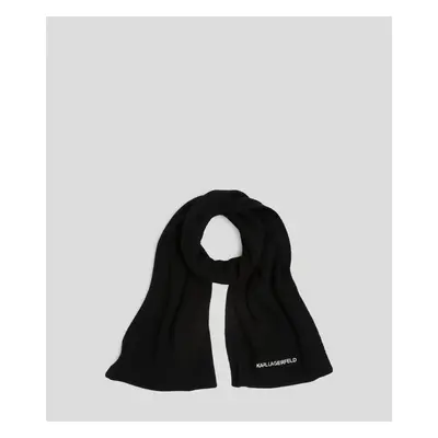 Šála karl lagerfeld k/essential logo scarf black