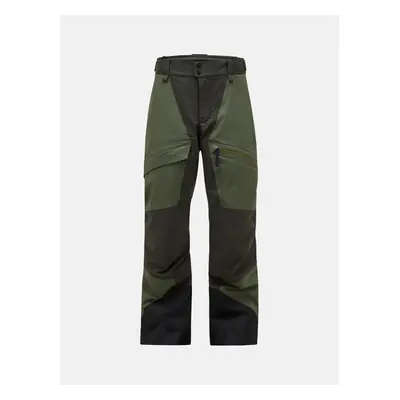 Kalhoty peak performance m 2l stretch pants olive extreme/pine needle