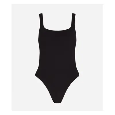 Plavky karl lagerfeld karl dna c/o side swimsuit black