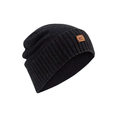 Čepice camel active knitted beanie cold dark grey melan