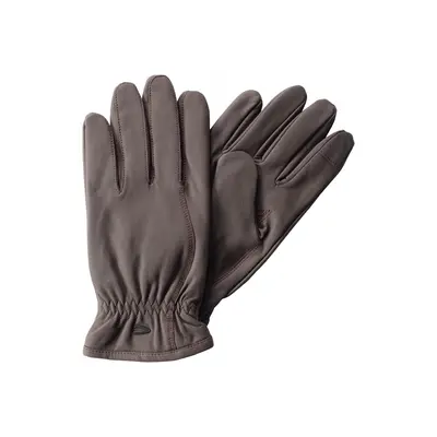 Rukavice camel active leather gloves dark brown