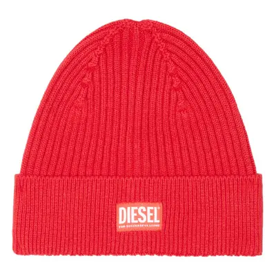 Čepice diesel k-coder-h 2x2 cap ribbon red