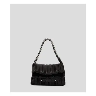 Kabelka karl lagerfeld k/kushion chain sm fold tote black