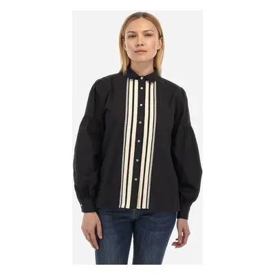 Košile la martina woman shirt l/s poplin black