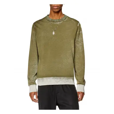 Svetr diesel k-larence-b knitwear ivy green