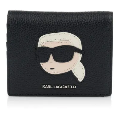 Peněženka karl lagerfeld k/ikonik 2.0 leather bifld wlt black