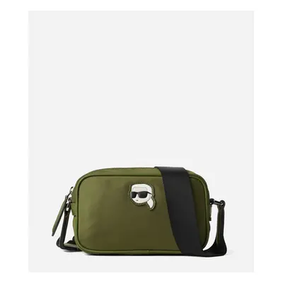 Kabelka karl lagerfeld k/ikonik 2.0 nylon camera bag olive