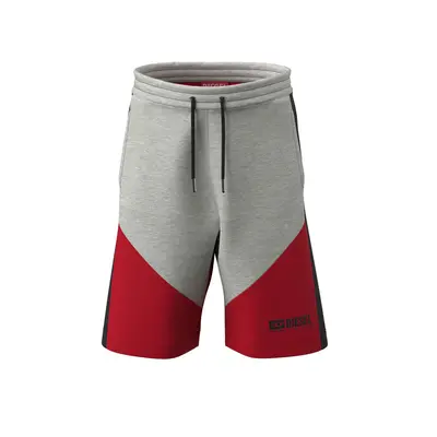 Šortky diesel lpaul short over short pants carnation red