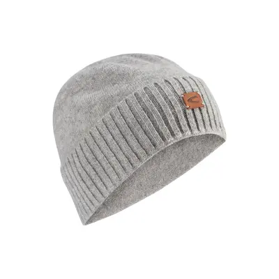 Čepice camel active knitted beanie cold grey melange