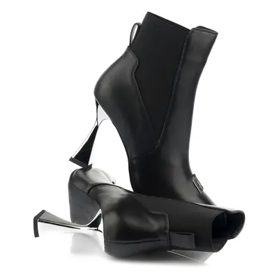 Kotníková obuv karl lagerfeld ankle gore boot black lthr