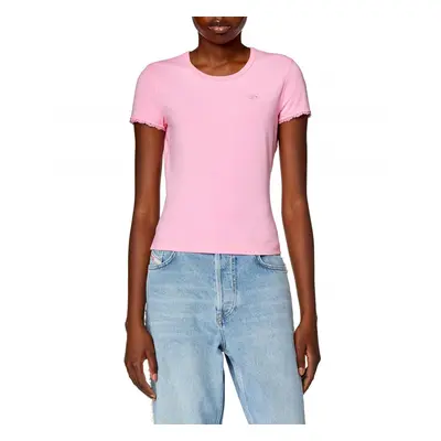 Tričko diesel t-uncutie-lace t-shirt pink