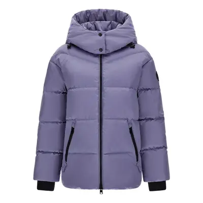 Bunda woolrich satin logo puffer jacket silver sky