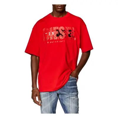 Tričko diesel t-nabel-m1 t-shirt racing red