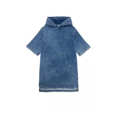 Šaty diesel dertie-mc jjj dress blue denim