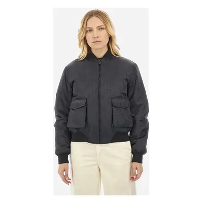 Bunda la martina woman bomber outdoor jaquard s black