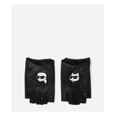 Rukavice karl lagerfeld k/ikonik 2.0 fingerless glove black