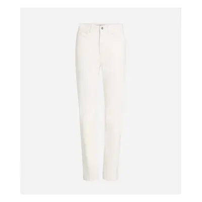 Džíny karl lagerfeld klxav white denim pants white denim