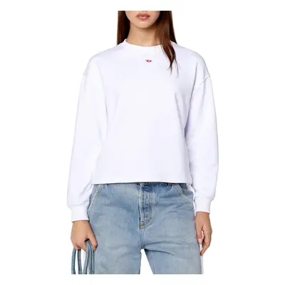 Mikina diesel f-jaral-d sweat-shirt bright white