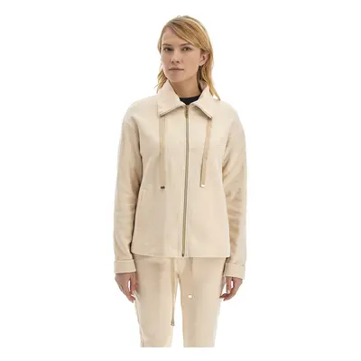 Mikina la martina woman fleece full zip peached morganite