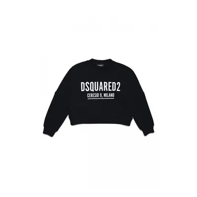 Mikina dsquared over sweat-shirt black