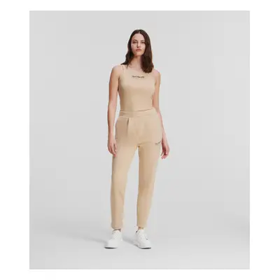 Tepláky karl lagerfeld karl signature sweatpants hummus