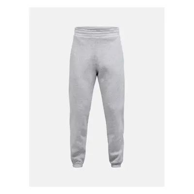 Tepláky peak performance m original pants med grey melange/blue shadow