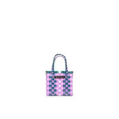 Kabelka marni mw55f micro basket bag borsa purple