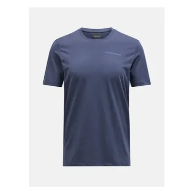 Tričko peak performance m explore logo tee ombre blue/orange dune/shallow