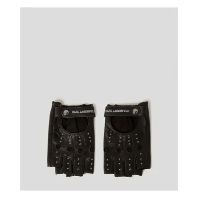 Rukavice karl lagerfeld k/essential rocky glove black