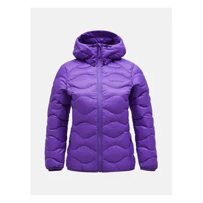 Bunda peak performance w helium down hood jacket royal purple/royal purple