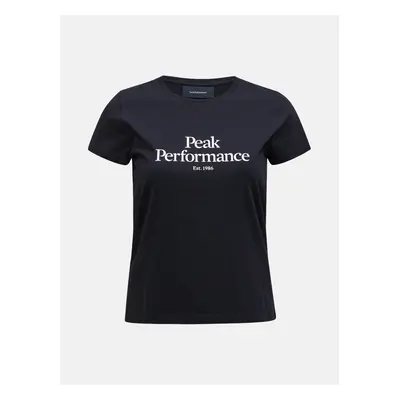 Tričko peak performance w original tee black/grey melange