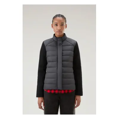 Bunda woolrich ellis light down hybrid black