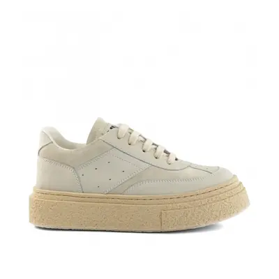 Tenisky mm6 court platform low top sneakers lace up ivory