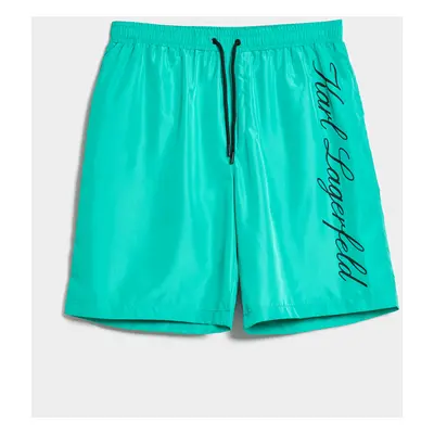 Plavky karl lagerfeld hotel karl long boardshorts sea green