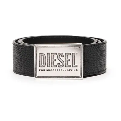 Opasek diesel logo b-grain ii belt black