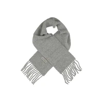 Šála karl lagerfeld k/essential boucle scarf grey melange