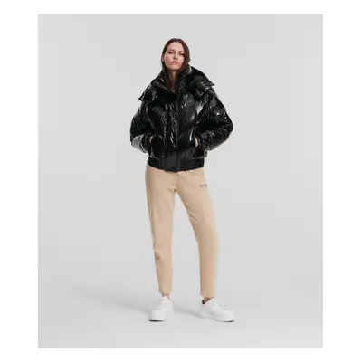 Bunda karl lagerfeld high shine down jacket black