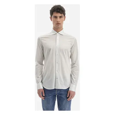 Košile la martina man l/s shirt soft piquet optic white