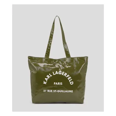 Kabelka karl lagerfeld rsg shiny twill shopper olive