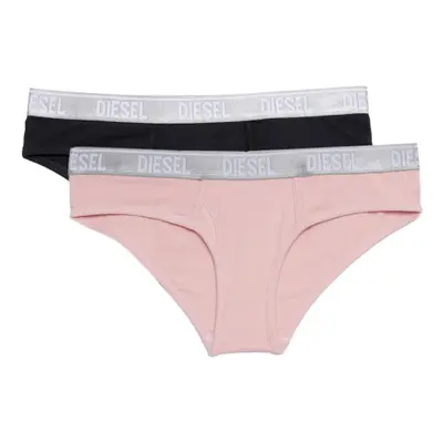 Spodní prádlo diesel ufpn-oxys 2-pack underpants black/pink