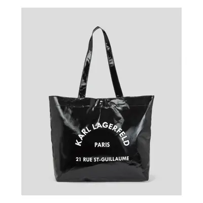 Kabelka karl lagerfeld rsg shiny twill shopper black