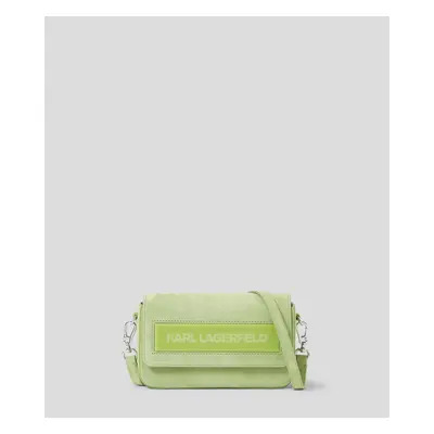 Kabelka karl lagerfeld k/essential k sm flap shb sued pear green